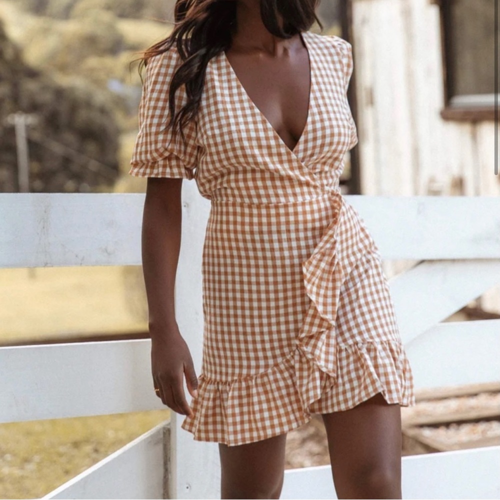 Petal & Pup | Azure Dress - Gingham Dress